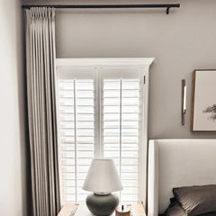Custom Blackout Linen Curtain for an Elegant Linen Drapery with a Refined Look