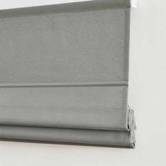 Custom Cordless Linen Roman Shades