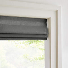 Custom Cordless Linen Roman Shades