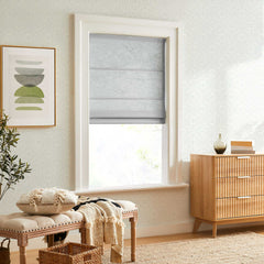 Custom Cordless Linen Roman Shades