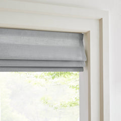 Custom Cordless Linen Roman Shades