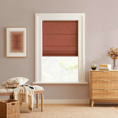 Custom Cordless Linen Roman Shades