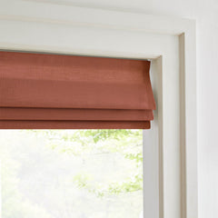Custom Cordless Linen Roman Shades