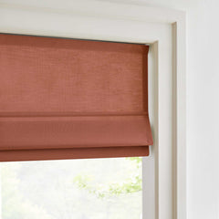 Custom Cordless Linen Roman Shades
