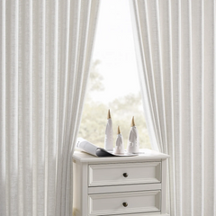 DRAPERYUSA Custom Linen-Blend Curtains – Elegant Luxurious Drapes Tailored for Every Room