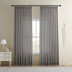 DRAPERYUSA Custom Linen-Blend Curtains – Elegant Luxurious Drapes Tailored for Every Room