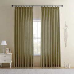 DRAPERYUSA Custom Linen-Blend Curtains – Elegant Luxurious Drapes Tailored for Every Room