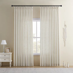 DRAPERYUSA Custom Linen-Blend Curtains – Elegant Luxurious Drapes Tailored for Every Room