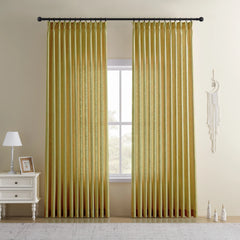 DRAPERYUSA Custom Linen-Blend Curtains – Elegant Luxurious Drapes Tailored for Every Room