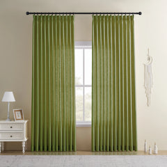 DRAPERYUSA Custom Linen-Blend Curtains – Elegant Luxurious Drapes Tailored for Every Room
