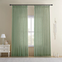 DRAPERYUSA Custom Linen-Blend Curtains – Elegant Luxurious Drapes Tailored for Every Room