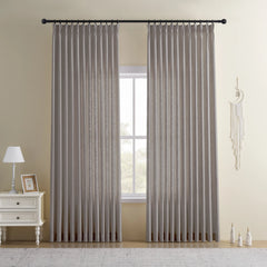 DRAPERYUSA Custom Linen-Blend Curtains – Elegant Luxurious Drapes Tailored for Every Room