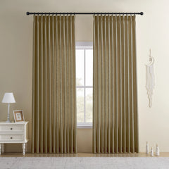 DRAPERYUSA Custom Linen-Blend Curtains – Elegant Luxurious Drapes Tailored for Every Room