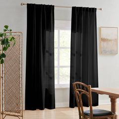 Custom Semi Sheer Curtains