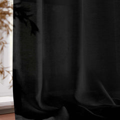 Custom Semi Sheer Door Curtains