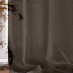Custom Semi Sheer Door Curtains