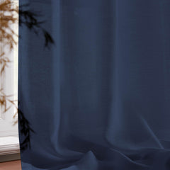 Custom Semi Sheer Door Curtains