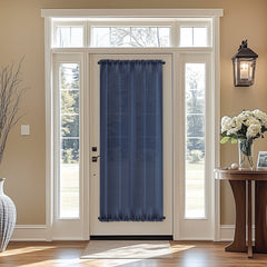 Custom Semi Sheer Door Curtains