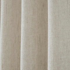 Custom Heavy 100% Blackout Linen Curtains