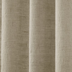 Custom Heavy 100% Blackout Linen Curtains