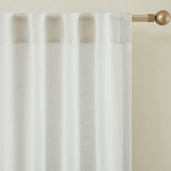Custom Heavy 100% Blackout Linen Curtains