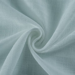 Custom Flora Linen Semi Sheer Curtains