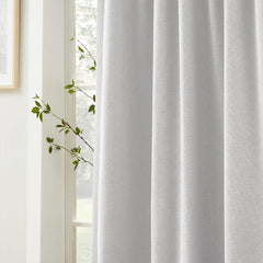 Linen Look 100% Blackout Curtains