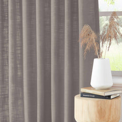 Custom Linen Blend Blockout Curtains