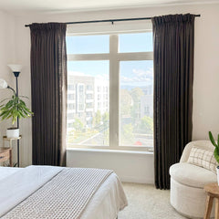 Custom Linen Blend Blockout Curtains