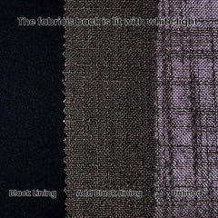 Custom Linen Blend Blockout Curtains