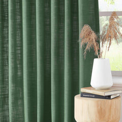 Custom Linen Blend Blockout Curtains