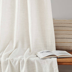 Custom Linen Blend Blockout Curtains