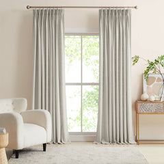 Custom Linen Blend Blockout Curtains