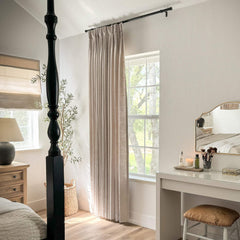 Custom Linen Blend Blockout Curtains