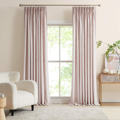 Custom Linen Blend Blockout Curtains