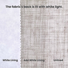Custom Linen Blend Blockout Curtains