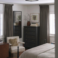 Custom Linen Blend Blockout Curtains