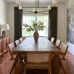 Custom Linen Blend Blockout Curtains