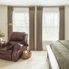 Custom Linen Blend Blockout Curtains