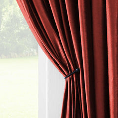 Custom Gorgeous Italian Velvet Blackout Curtains