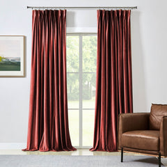 Custom Gorgeous Italian Velvet Blackout Curtains