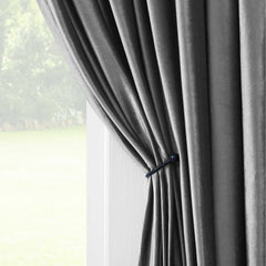 Custom Gorgeous Italian Velvet Blackout Curtains