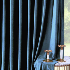 Custom Gorgeous Italian Velvet Blackout Curtains