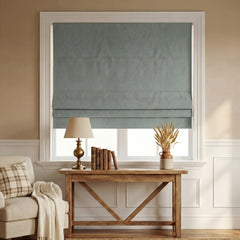 Custom 100% Blackout Roman Curtains