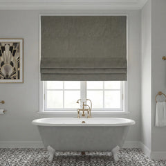 100% Blackout Custom Roman Shades- 700GSM Heavy Fabric