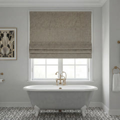 100% Blackout Custom Roman Shades- 700GSM Heavy Fabric