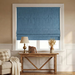 Custom 100% Blackout Roman Curtains