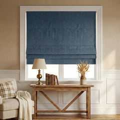Custom 100% Blackout Roman Curtains