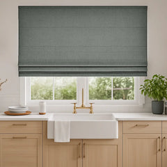 100% Blackout Custom Roman Shades- 700GSM Heavy Fabric