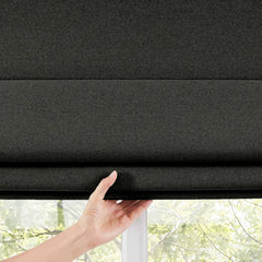 Custom 100% Blackout Roman Curtains